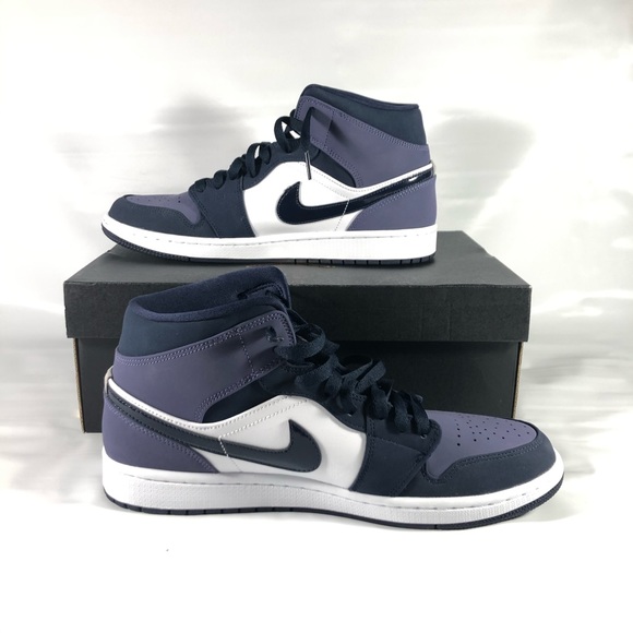air jordan 1 mid obsidian purple